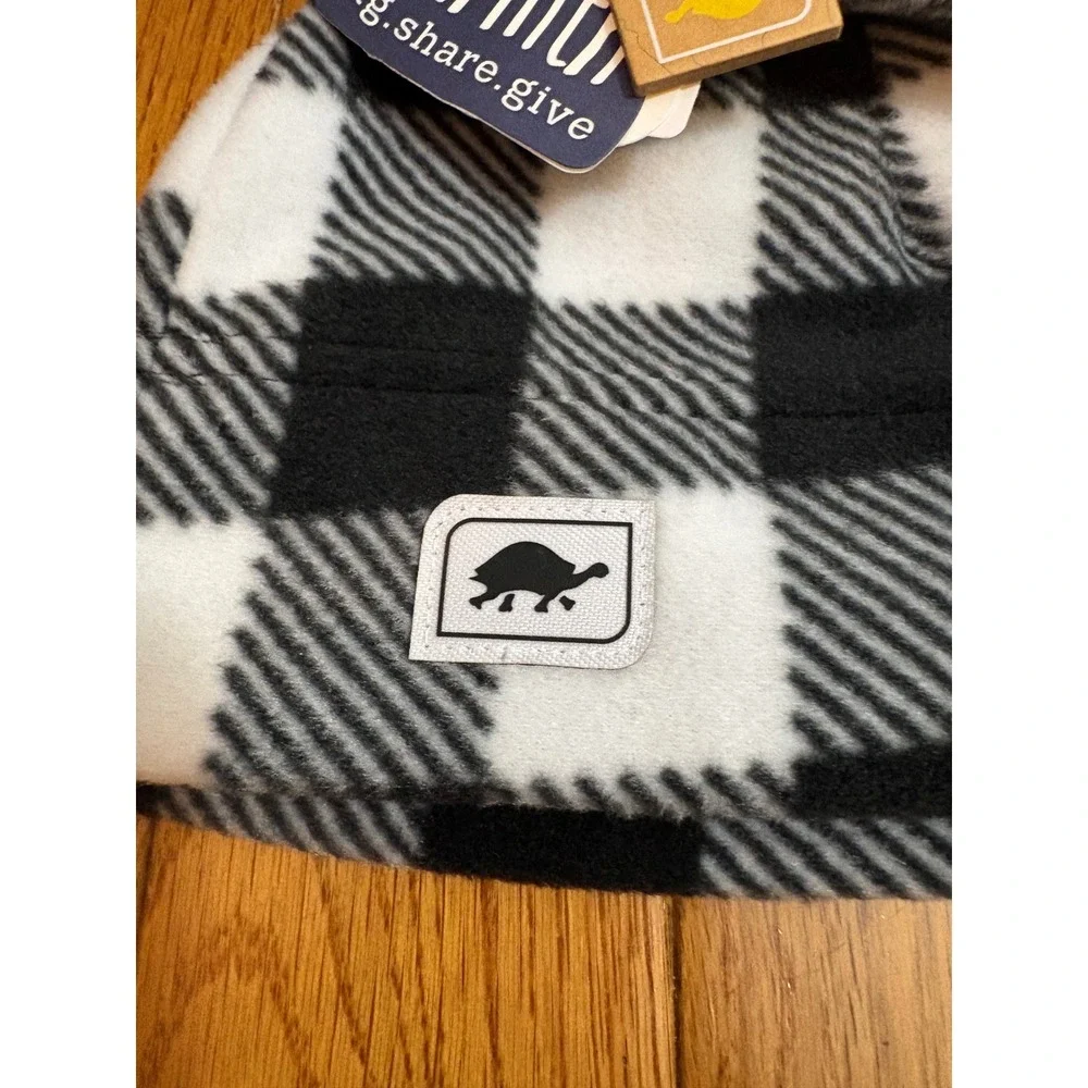 New Turtle Fur Kids youth Fleece Beanie Lumberjack Buffalo Check‎ 3-6 years